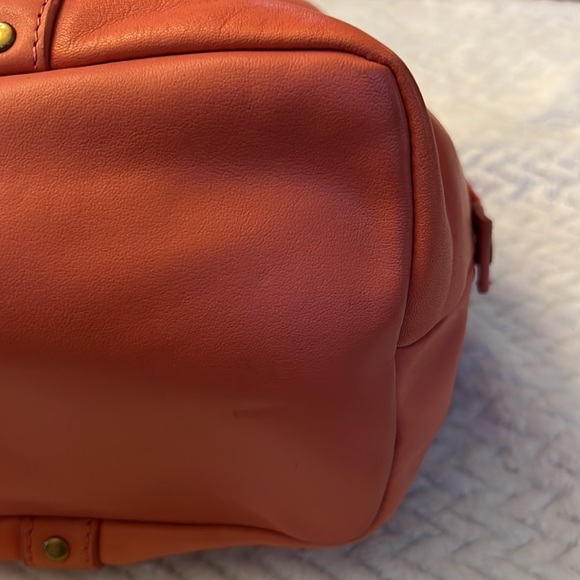 Kenneth Cole Reaction Barrell Stylish Orange Women's Bag - Picture 7 of 10